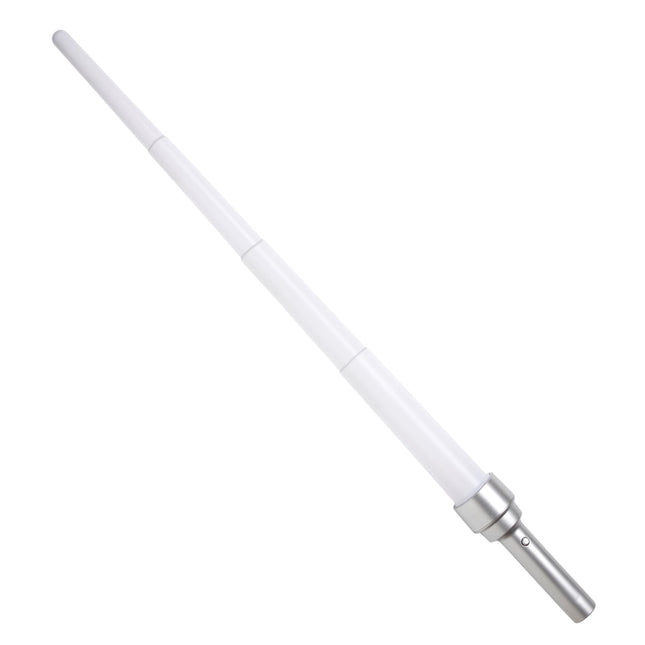Weißes Fake-Schwert mit Licht 90cm