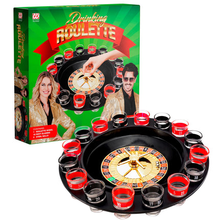 Rot-Schwarz-Getränkespiel Roulette