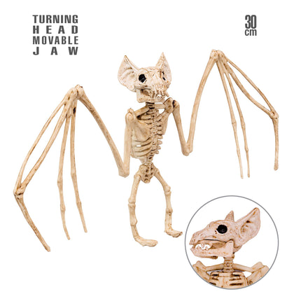 Halloween Fake Fledermaus Skelett 30cm