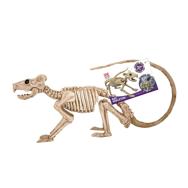 Halloween Skelett Ratte 40cm