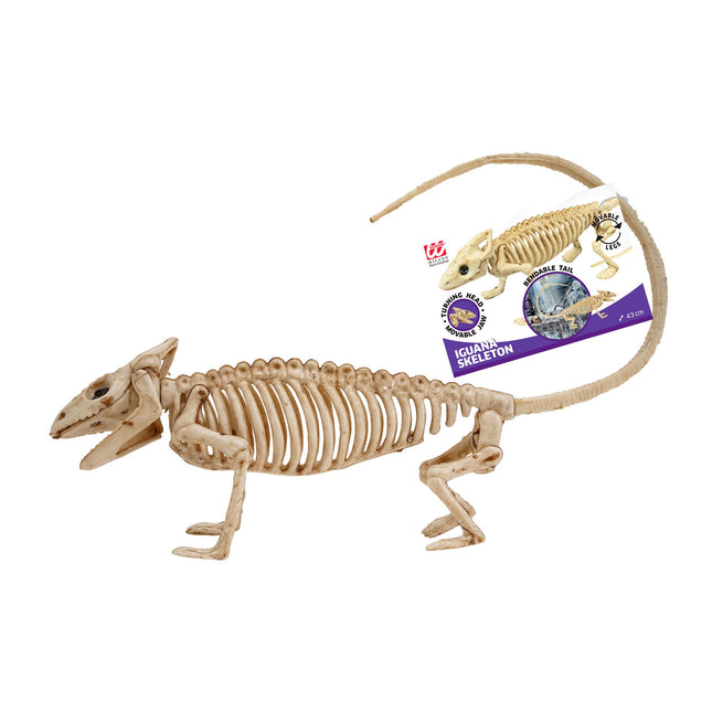 Halloween Skelett Leguan 43cm