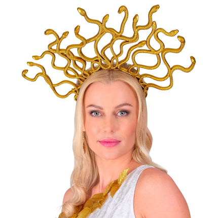 Goldener Haarreif Medusa