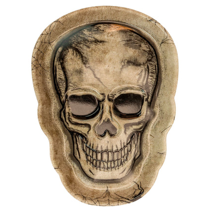 Halloween Tablett Totenkopf 25cm