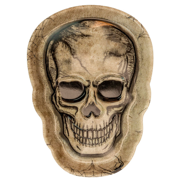 Halloween Tablett Totenkopf 25cm