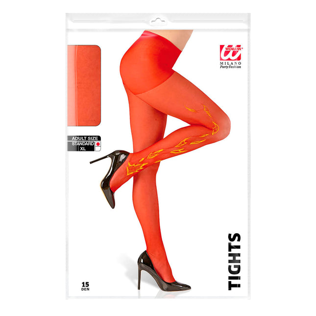 Rote Strumpfhose Glitzer