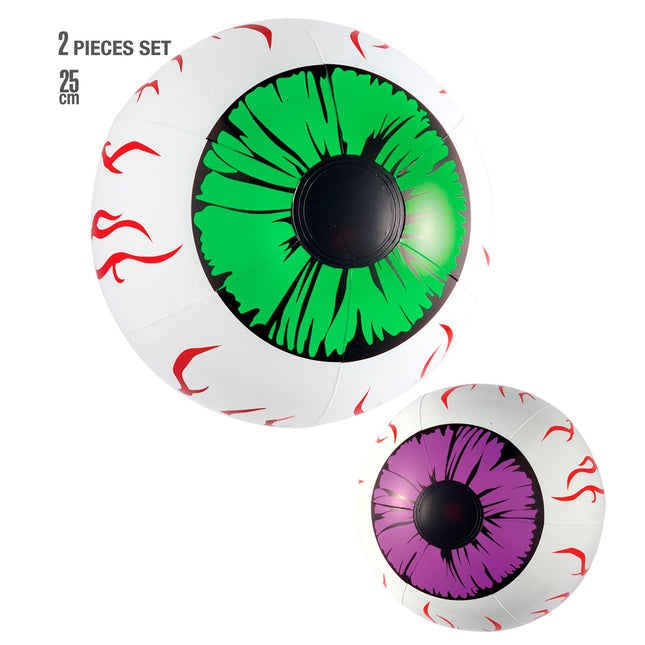 Halloween Falsche Augen aufblasbar 2Stück