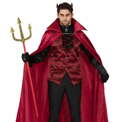 Halloween Dreizack Rot Gold
