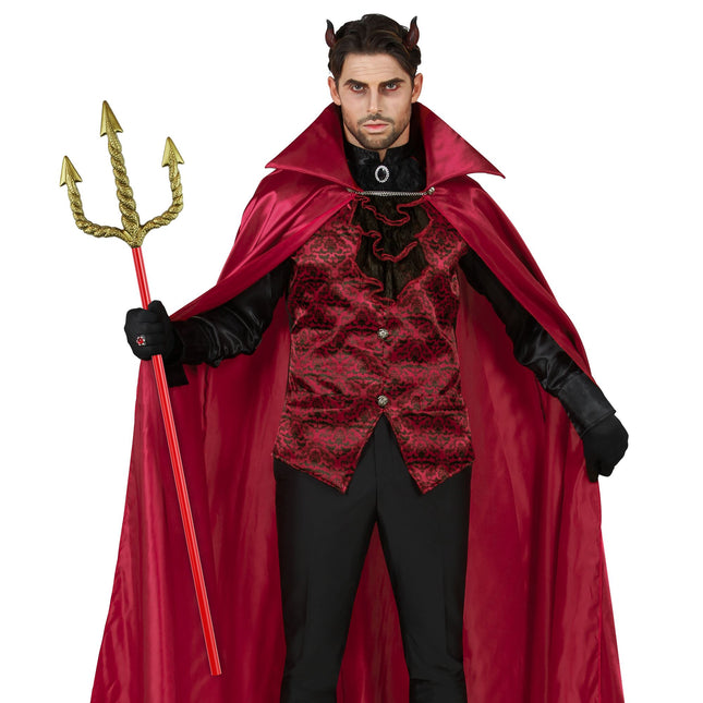 Halloween Dreizack Rot Gold