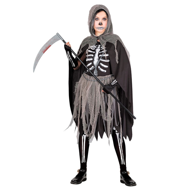 Halloween Kostüm Kind Sensenmann