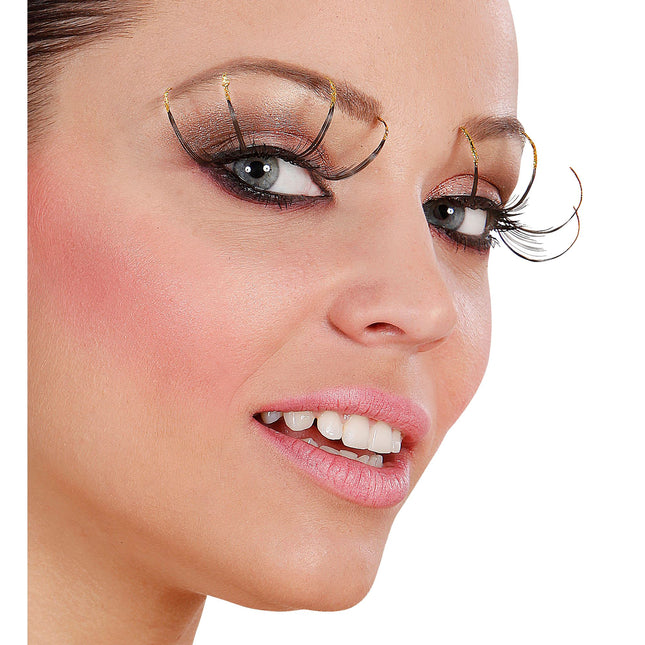 Schwarze Falsche Wimpern Sprites