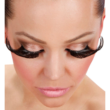 Halloween Falsche Wimpern lang