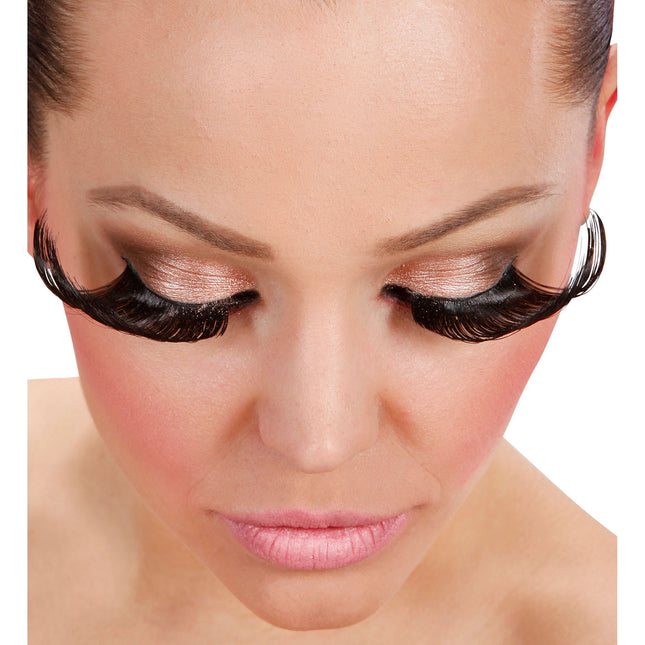 Halloween Falsche Wimpern lang
