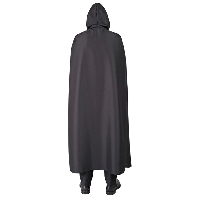 Halloween Cape Weiß Schwarz Skelett 1.5m