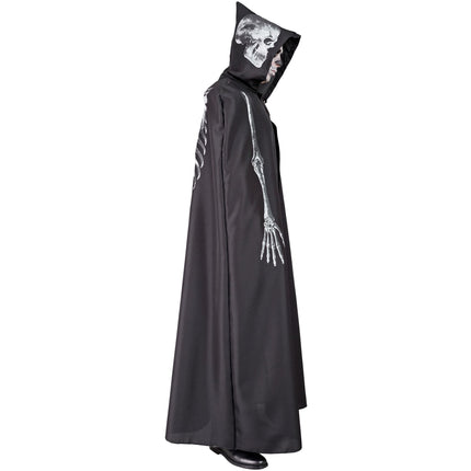 Halloween Umhang Skelett 1,5m