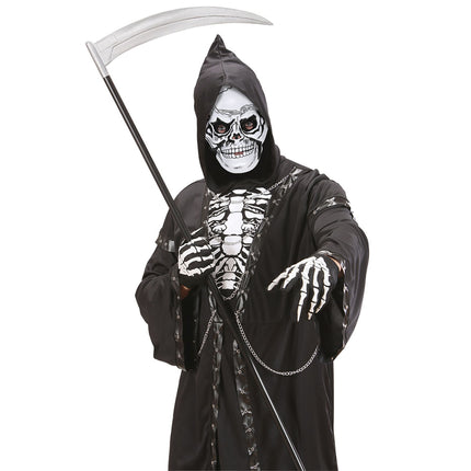 Halloween Maske Schwarz Weiß Totenkopf