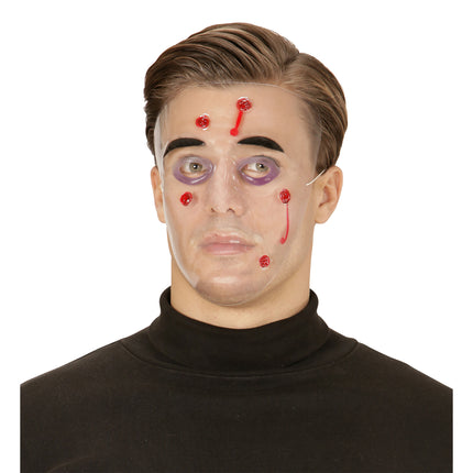 Halloween Maske Einschusslöcher