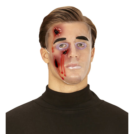 Halloween Maske Blutende Wunde