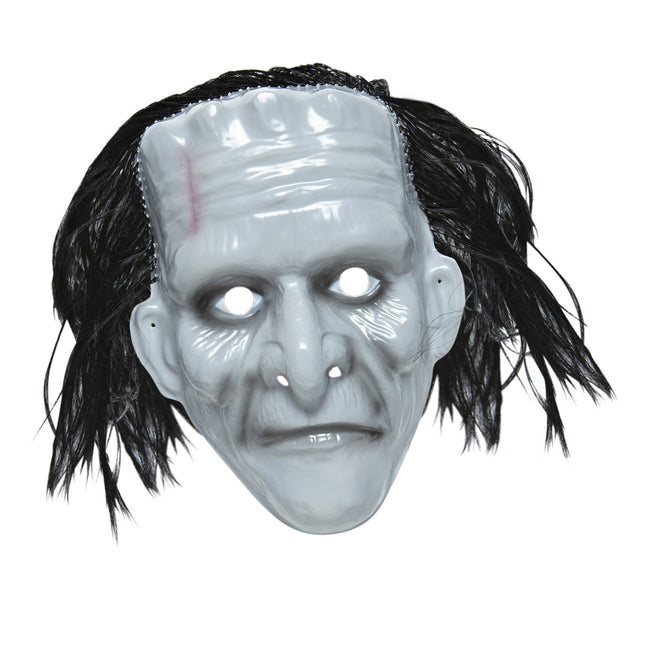 Halloween Maske Grau Monster