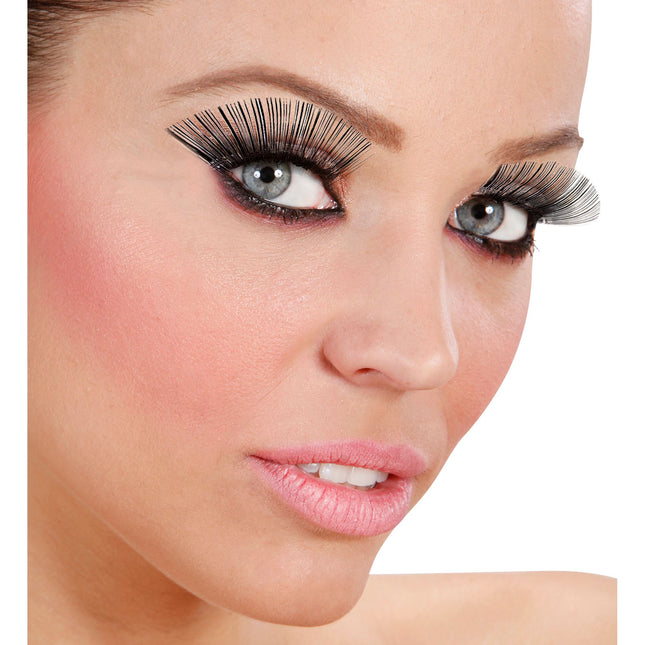 Schwarze Fake Lashes lang
