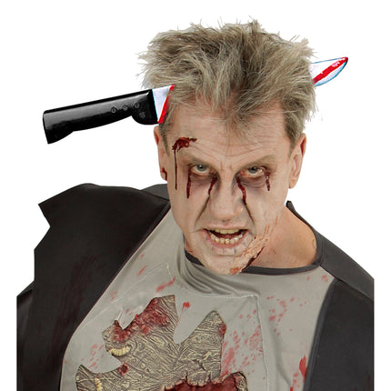 Halloween Haarband Silbernes Messer