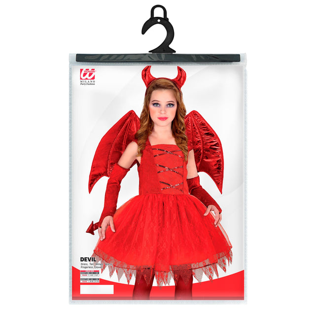 Halloween Kostüm Rotes Mädchen Duicel 6 Stück