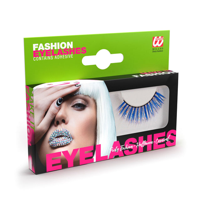 Blaue Fake Lashes