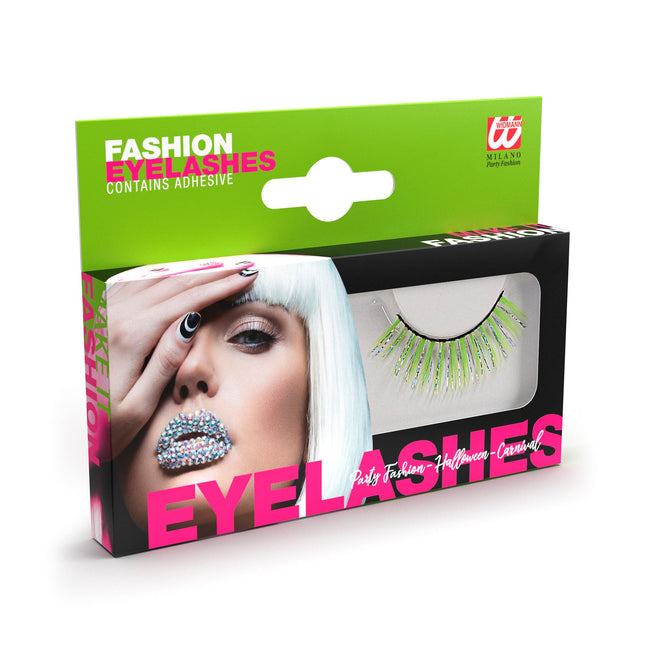 Grüne Fake Lashes