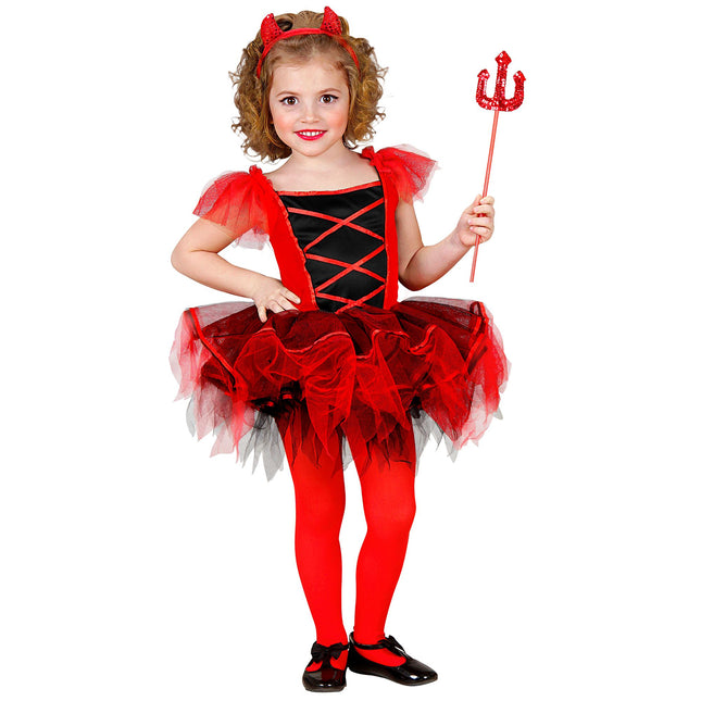 Halloween Kleid Baby Devil Ballerina