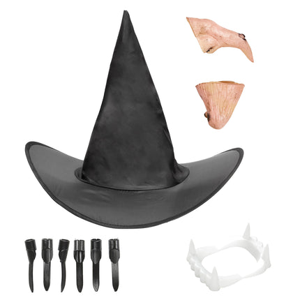 Halloween Accessoire Set Hexe