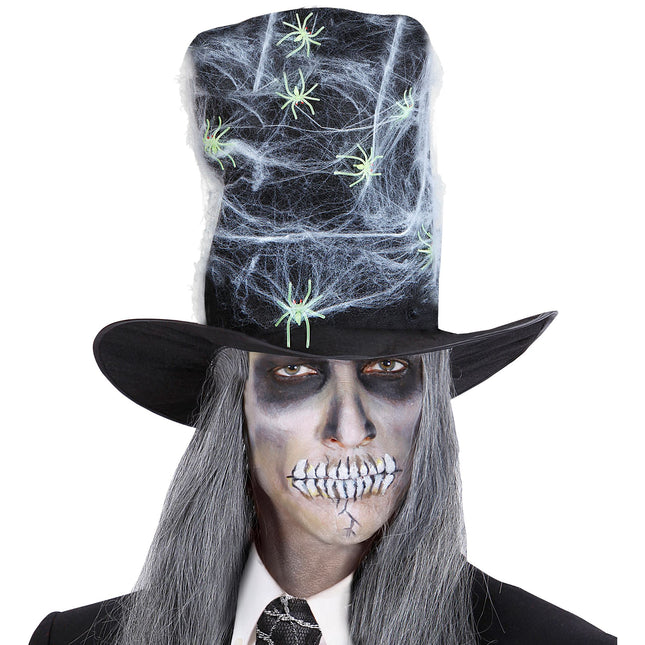 Halloween Hut Spinnennetz