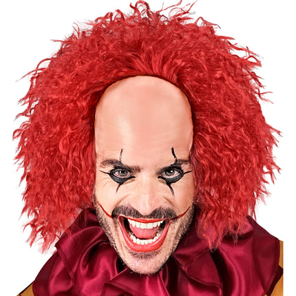 Halloween Perücke Roter Clown Locken
