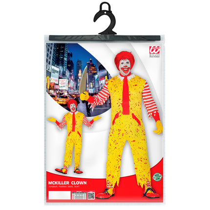 Halloween Kostüm Gelb Herren Clown