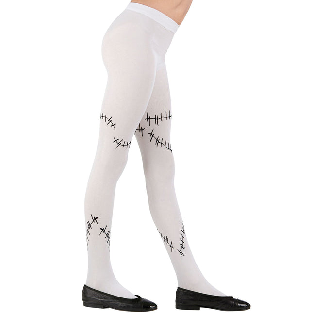 Halloween Strumpfhose Kind Frankenstein