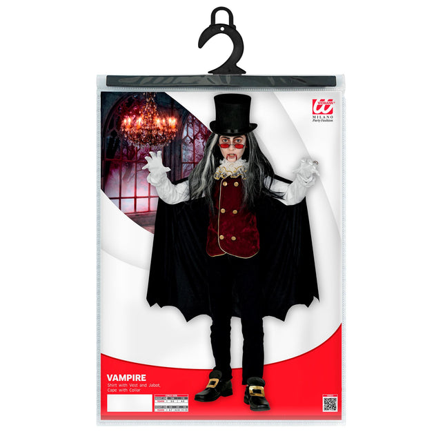 Halloween Kostüm Kind Vampir 4 Stück