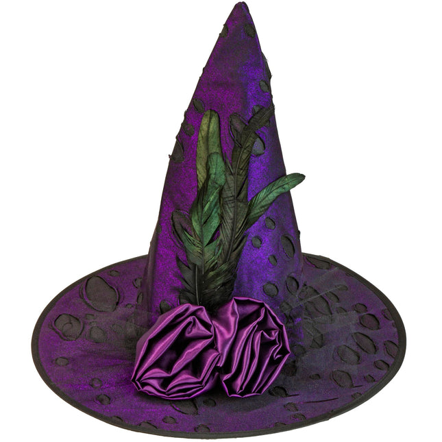 Halloween Hut Lila Hexe