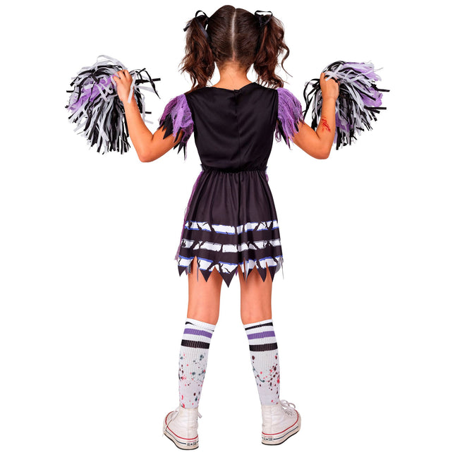 Halloween Kleid Mädchen Zombie Cheerleader 5 Stück