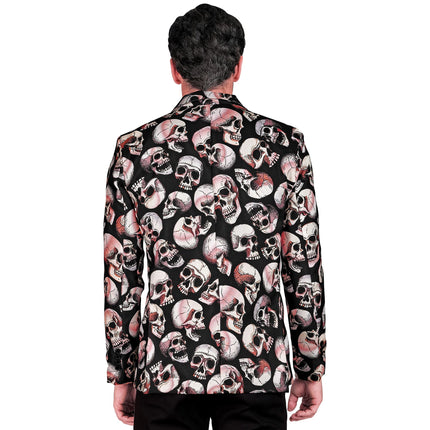 Halloween Jacke Männer Totenkopf