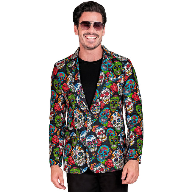 Dia De Los Muertos Jacke Männer
