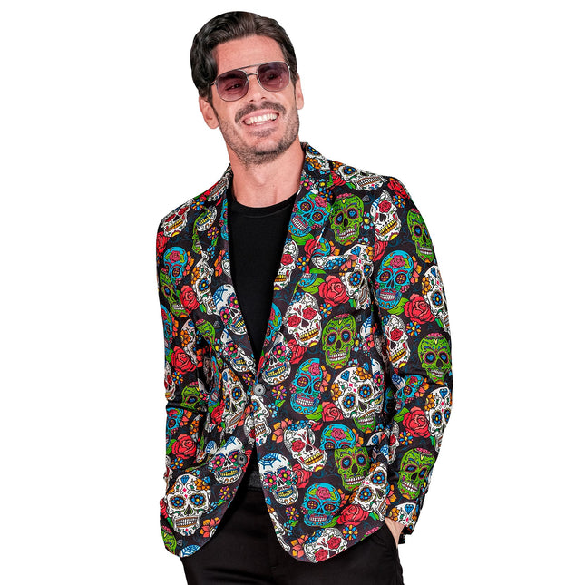 Dia De Los Muertos Jacke Männer