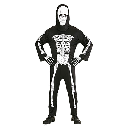 Halloween Kostüm Weiß Schwarz Männer Skelett