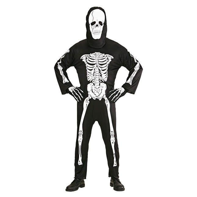 Halloween Kostüm Weiß Schwarz Männer Skelett