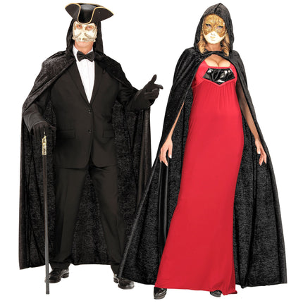 Halloween Cape Schwarz 1.5m