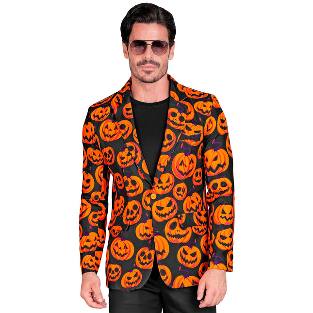 Halloween Jacke Kürbis