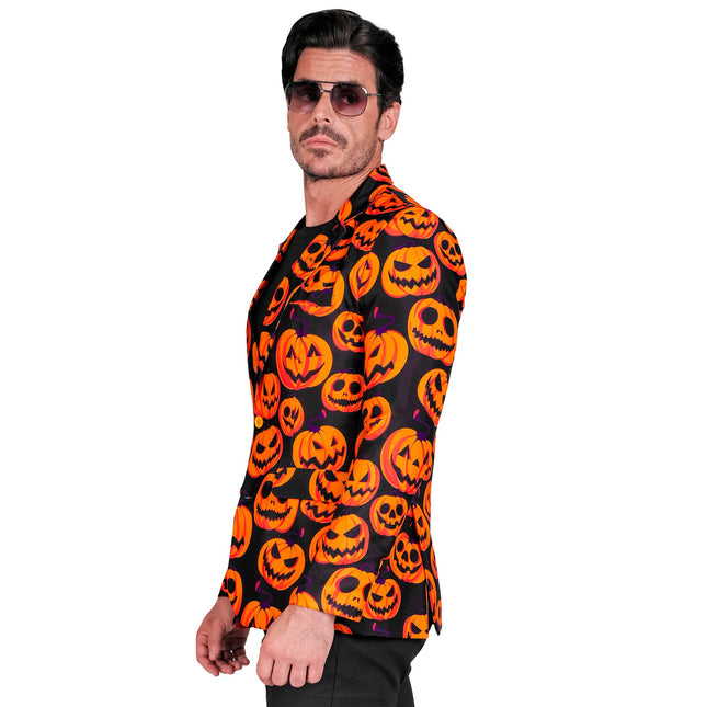 Halloween Jacke Kürbis