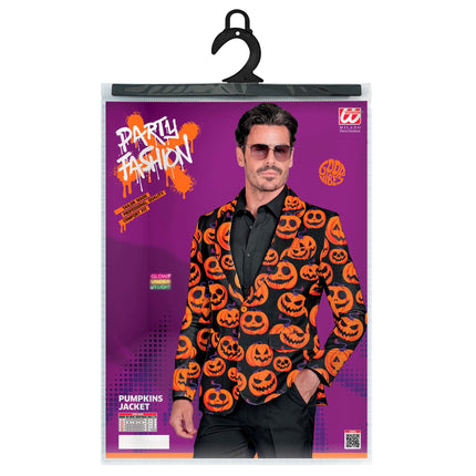 Halloween Jacke Kürbis
