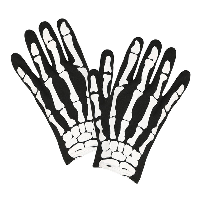 Halloween Handschuhe Kind Skelett