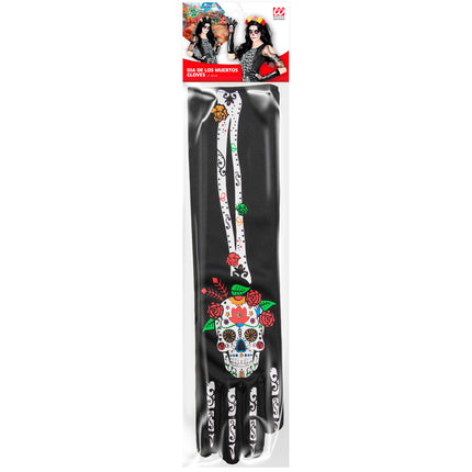 Dia De Los Muertos Handschuhe 40cm