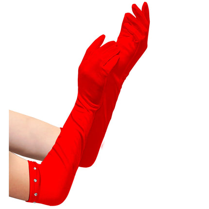 Rote Handschuhe Kind