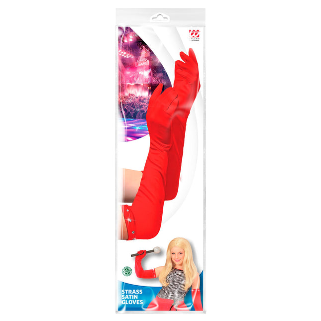 Rote Handschuhe Kind