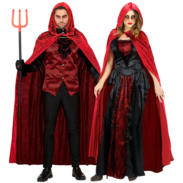 Halloween Cape Red Velvet 1.5m